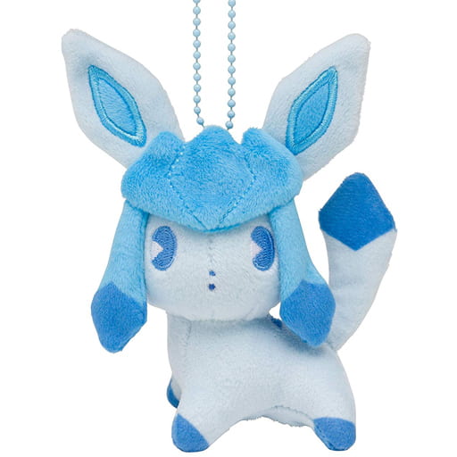Glaceon Pokemon Mascot Mix Ole Pokemon Center Limited Key Chain [USED]