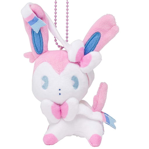 Sylveon Pokemon Mascot Mix Ole Pokemon Center Limited Key Chain [USED]