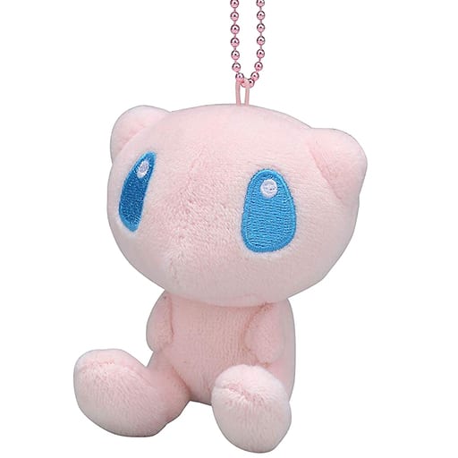 Mew Pokemon Pokemon Dolls Mocchiri Mascot Pokemon Center Limited Key Chain [USED]