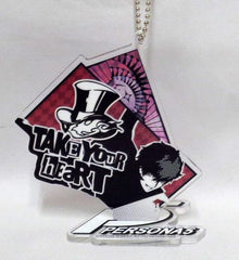Persona 5 Protagonist Smile Trading Acrylic Keychain Command Ver. Goro Akechi's Splendid Daily Life Limited Acrylic Stands [USED]