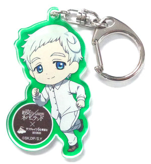 Norman The Promised Neverland Trading Acrylic Key Chains Sunshine 60 Observatory Sky Circus Itsuwari no Soraniwa Limited Key Chain [USED]