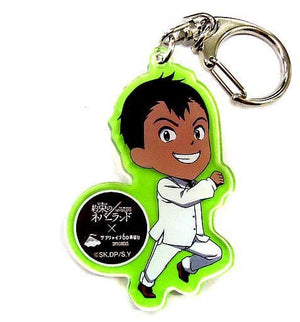 Don The Promised Neverland Trading Acrylic Key Chains Sunshine 60 Observatory Sky Circus Itsuwari no Soraniwa Limited Key Chain [USED]