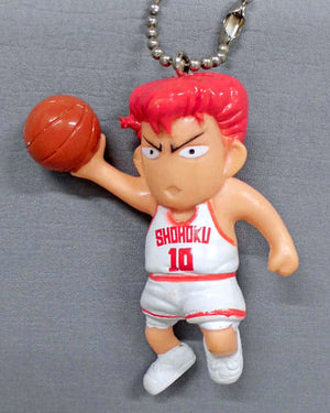 Sakuragi Hanamichi Slam Dunk Gashapon Slam Swing 2 Key Chain [USED]