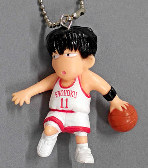 Kaede Rukawa Slam Dunk Gashapon Slam Swing 003 Key Chain [USED]