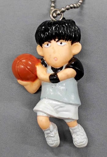 Kaede Rukawa Slam Dunk Gashapon Slam Swing 004 Key Chain [USED]