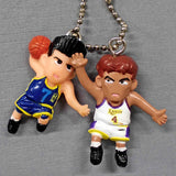 Akira Sendo VS Shinichi Maki Slam Dunk Gashapon Slam Swing 06 Key Chain [USED]