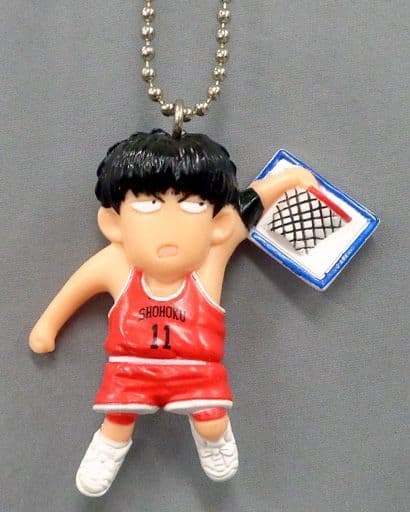 Kaede Rukawa Slam Dunk Gashapon Slam Swing 06 Key Chain [USED]