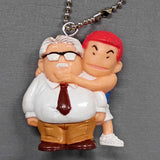 Sakuragi Hanamichi Anzai Sensei Slam Dunk Gashapon Slam Swing 06 Key Chain [USED]