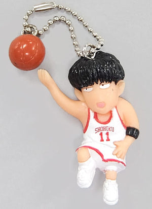 Kaede Rukawa with Ball Slam Dunk Slam Swing 7 Key Chain [USED]