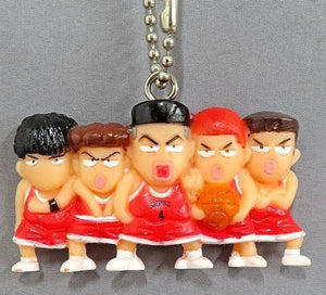 Team Shohoku Five Red Uniform Slam Dunk Slam Swing 08 Key Chain [USED]