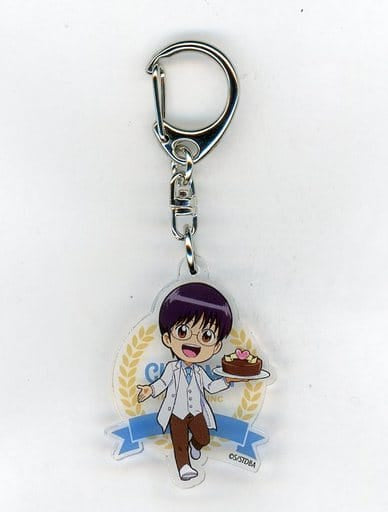 Shinpachi Shimura Gintama Acrylic Keychain Thanksgiving in J-World Tokyo Limited Mini Game Gintama Presents Kabuki-cho Present Exchange Thanksgiving de Prize Key Chain [USED]