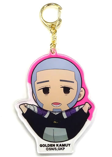 Shiraishi Yoshitake Golden Kamuy Season 2 Acrylic Key Chain Only Shop Limited Key Chain [USED]