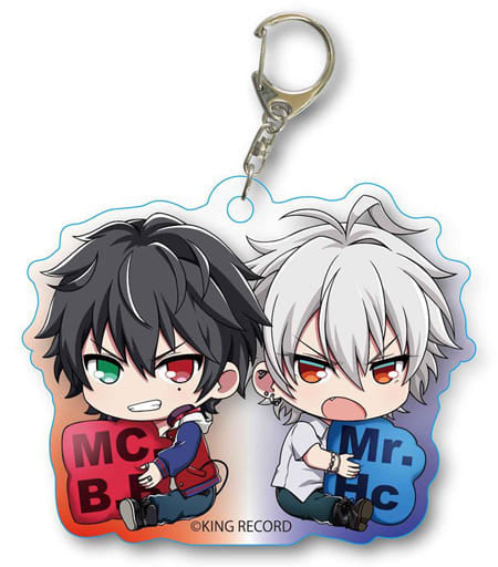 Ichiro Yamada Samatoki Aohitsugi Pair Pattern Ver. Hypnosis Mic -Division Rap Battle- Gyugyutto Acrylic Key Chain Key Ring [USED]