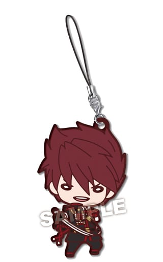 Okanehira Touken Ranbu ONLINE Nitotan Rubber Mascot Vol.4 Key Chain [USED]