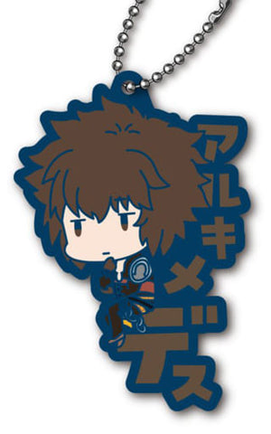 Caster/Archimedes Fate/Extella Link Onamae Pitanko Rubber Mascot A Key Chain [USED]