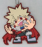 Katsuki Bakugo My Hero Academia Newly Drawn Official Deformed Character Trading Rubber Keychain Key Chain [USED]