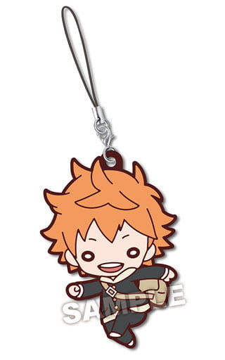 Shoyo Hinata Haikyu!! Nitotan Uniform Karasuno High School Rubber Mascot Key Chain [USED]