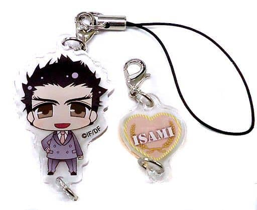 Isamu Kondo Hakuouki SSL: Sweet School Life Trading Linked Acrylic Charm Attraction Festa in Toshimaen Limited Charm [USED]
