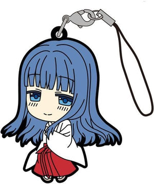 Nanami Yachiyo Shrine Maiden Magia Record Puella Magi Madoka Magica Side Story Rubber Charm Key Chain [USED]