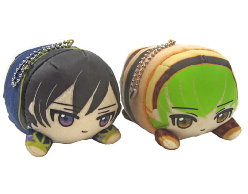 Lelouch C.C. Code Geass Lelouch of the Re;surrection Cleaner Mascot Set Theater Limited Key Chain [USED]