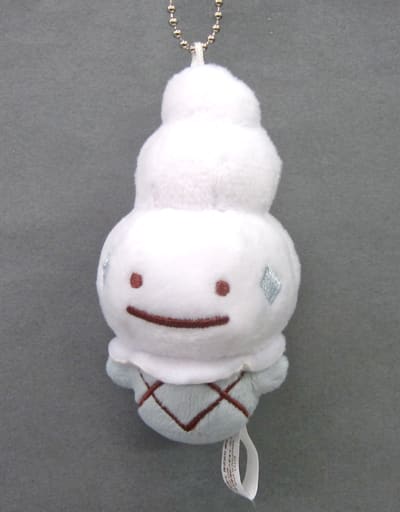 Vanillite Pokemon Transform! Metamon Mascot Pokemon Center Limited Key Chain [USED]