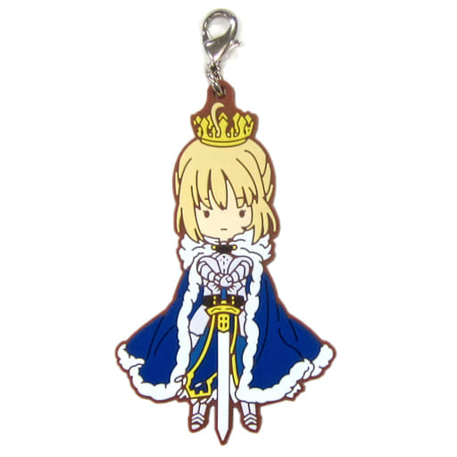 Saber / Artoria Pendragon Fate/Grand Order Ichiban Kuji Camelot of Sugar Pochette Rubber Charm Prize J Charm [USED]