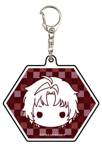 Sakunosuke Oda Bungo Stray Dogs DEAD APPLE Kaokao Design 06 Acrylic Key Chain Key Chain [USED]
