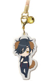 Shokudaikiri Mitsutada Touken Ranbu: Hanamaru 2 Touken Ranbu!? 2 Netsuke Acrylic Strap No.2 Key Chain [USED]