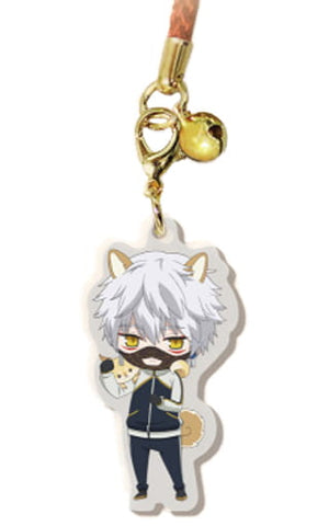 Nakigitsune Touken Ranbu: Hanamaru 2 Touken Ranbu!? 2 Netsuke Acrylic Strap No.2 Key Chain [USED]