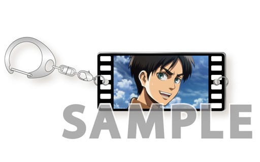 Ellen Yeager Background Blue Sky Attack on Titan Tsunagaru Metal Key Chain Eren Special Key Chain [USED]