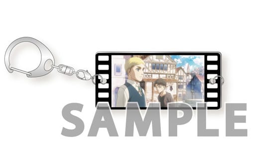 Levi in Town Attack on Titan Tsunagaru Metal Key Chain Levi Special Key Chain [USED]