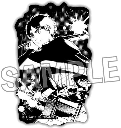Ellen Yeager 2018 Attack on Titan Newly Drawn Black Acrylic Key Chain Key Chain [USED]