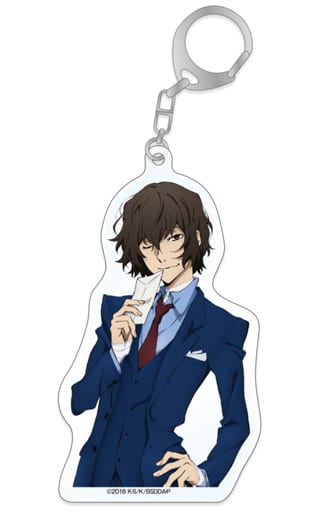 Osamu Dazai Bungo Stray Dogs DEAD APPLE Newly Drawn Illustration Acrylic Charms Charm [USED]