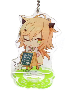 Kageyuki Shiraishi Otomate Trading Acrylic Stand Key Chain Spring Party By animatecafe Limited Key Chain [USED]