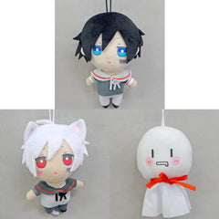 Mafumafu, etc. Mascot Plush All 3 Types Set Key Chain [USED]