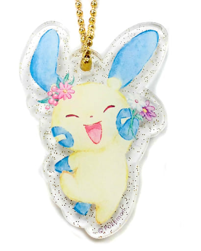 Minun Pokemon Acrylic Charm Collection Easter Garden Party Pokemon Center Limited Charm [USED]