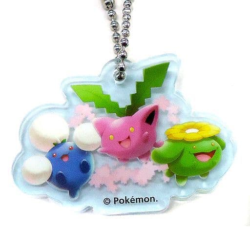 Jumpluff Hoppip Skiploom Pokemon Acrylic Charm Collection Hannari Ochakai Gokko Pokemon Center Limited Charm [USED]