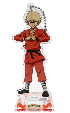 Katsuki Bakugo My Hero Academia Trading Acrylic Stand Key Chain Kung Fu Costume Vol.2 Animejapan 2019 Limited Key Chain [USED]