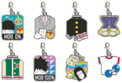 Arataka Reigen, etc. Mob Psycho 100 Season 2 Trading Metal Charms All 8 Types Set Charm [USED]