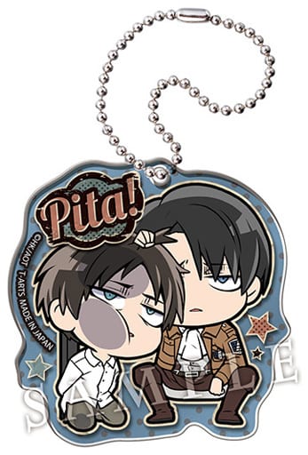 Ellen Levi 01 Attack on Titan Season3 Pita! Deformed Acrylic Key Chain Vol.2 Key Chain [USED]