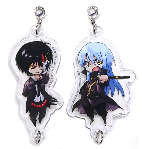 Rimuru Diablo That Time I Got Reincarnated as a Slime Acrylic Charms 2 Types set Light Novel Vol.14 Special Edition Bundled Bonus Charm [USED]