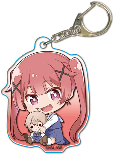 Koyori Tanemura Wataten!: An Angel Flew Down to Me Gyugyutto Acrylic Key Chain Key Ring [USED]