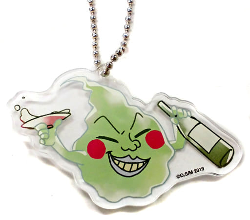Dimple Cherry Blossom Viewing Mob Psycho 100 Season 2 Mini Character Acrylic Key Chain Collabo Cafe Honpo Limited Key Chain [USED]