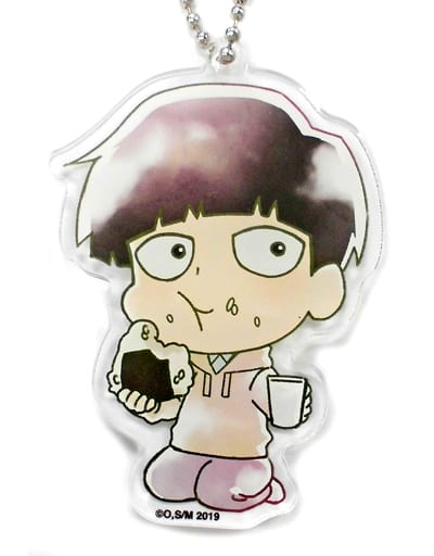 Shigeo Kageyama Cherry Blossom Viewing Mob Psycho 100 Season 2 Mini Character Acrylic Key Chain Collabo Cafe Honpo Limited Key Chain [USED]