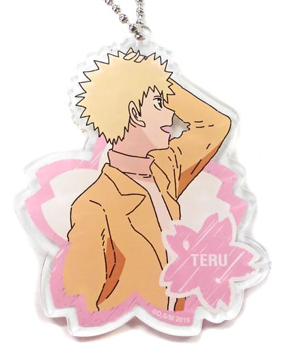 Teruki Hanazawa Mob Psycho 100 Season 2 Default Style Acrylic Key Ring Collabo Cafe Honpo Limited Key Chain [USED]