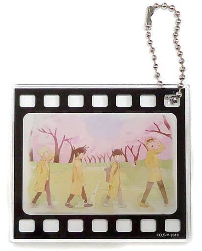 Shigeo Kageyama, etc. Secret Mob Psycho 100 Season 2 Life Size Acrylic Key Chain Collabo Cafe Honpo Limited Key Chain [USED]