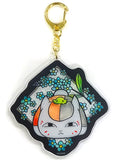 Nyanko-sensei Lay Natsume's Book of Friends Kirie Acrylic Key Chain Anime Natsume's Book of Friends Exhibition Limited Key Chain [USED]