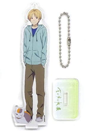 Takashi Natsume Natsume's Book of Friends Acrylic Mascot Anime Natsume's Book of Friends Exhibition Limited Key Chain [USED]