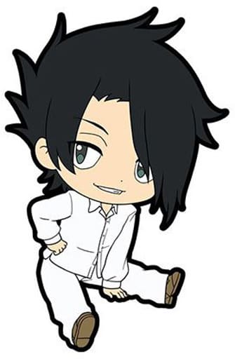 Ray Corporation The Promised Neverland Petanko Trading Rubber Strap Key Chain [USED]