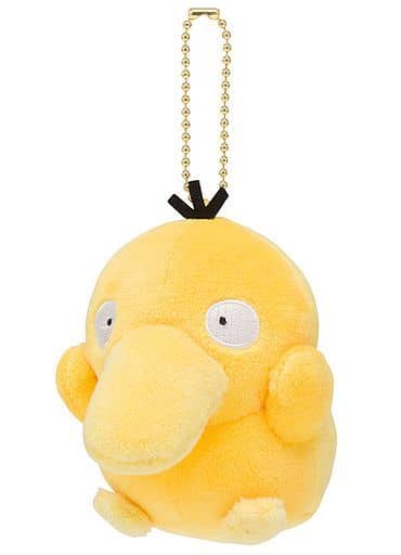 Psyduck Pokemon Pokemon Dolls Mocchiri Mascot Pokemon Center Limited Key Chain [USED]